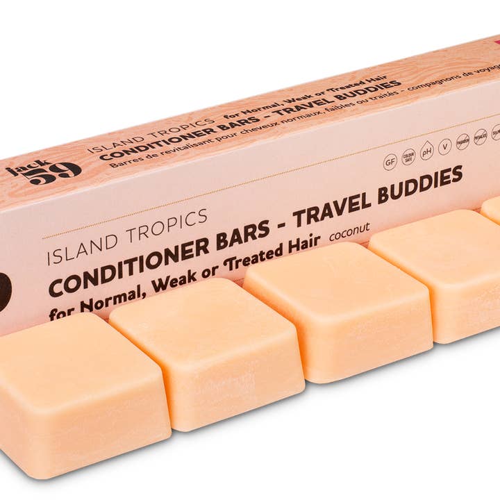 Jack59 Inc. - Wholesale Hair Conditioner - Travel Buddies Conditioner - Refill (5 Pack)