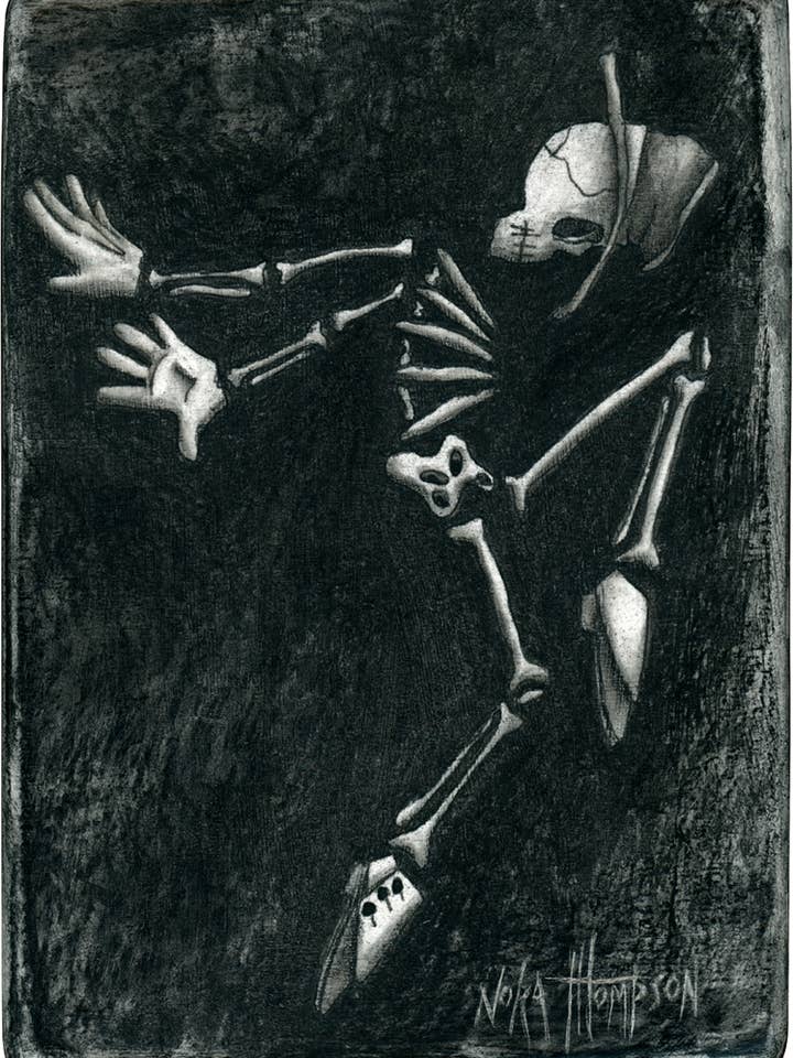 Danse Macabre art print for wholesale by The Rots