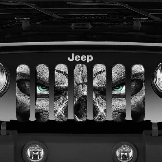 Always Watching Blue Eyes Jeep Calandre Insert Gladiator pour la vente par Dirty Acres