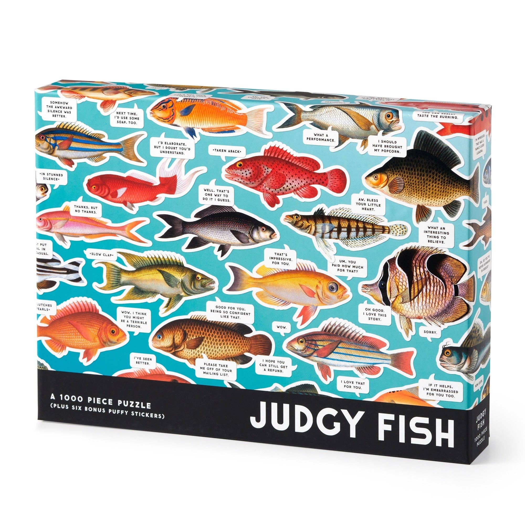 Chronicle Books - Wholesale Puzzle - Adult - Brass Monkey Judgy Fish 1000 Piece Puzzle2