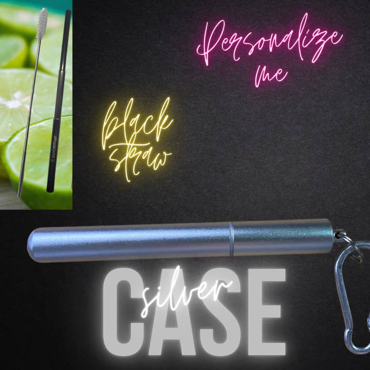 Suck It Up Straws - Wholesale Drinking straw - 3n1 Telescopic Straws with Case and Telescopic Cleaning Brush2