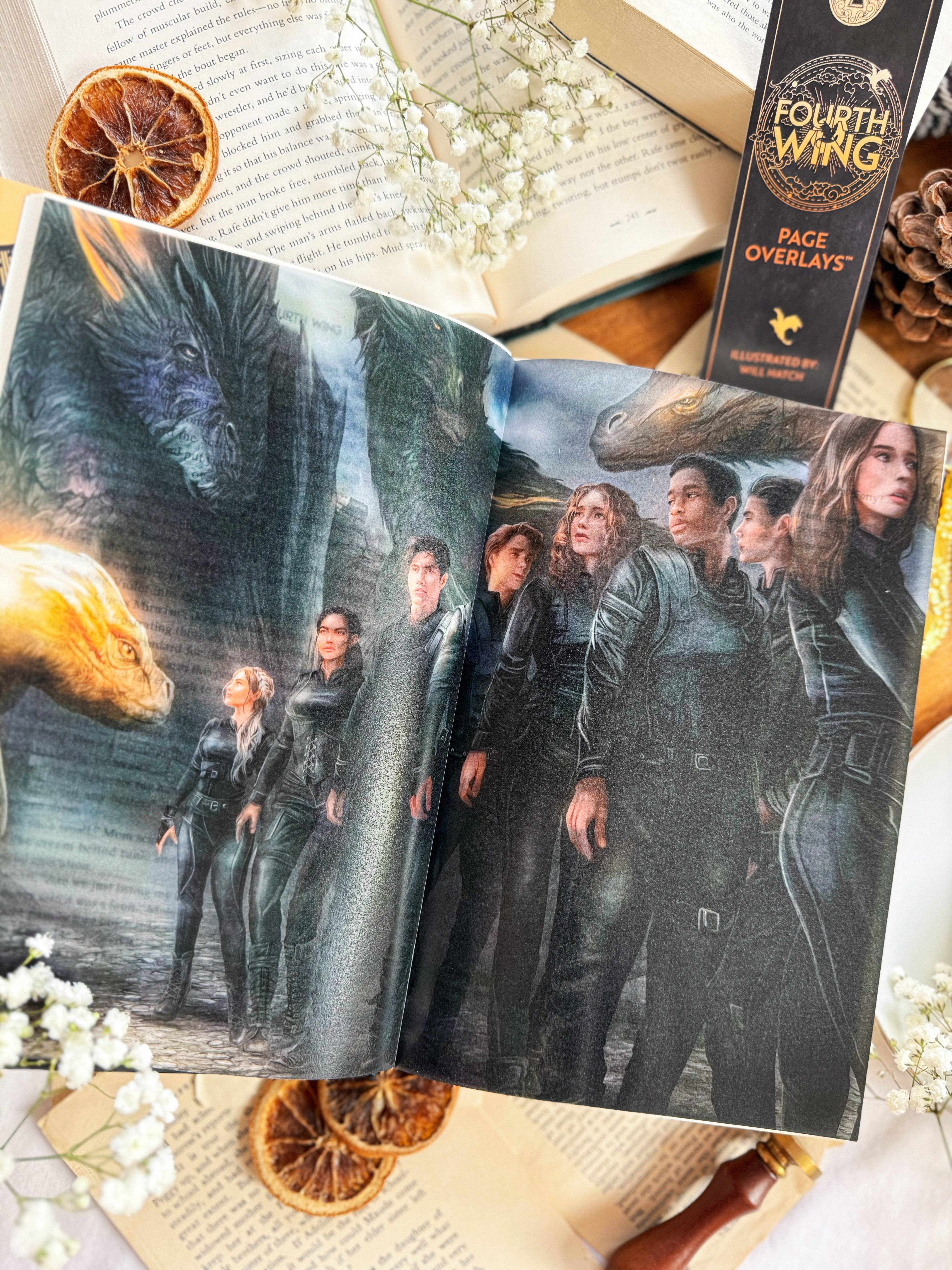 Reading Portal – Impressão artística por atacado – Sobreposições de Página da Quarta Ala™8