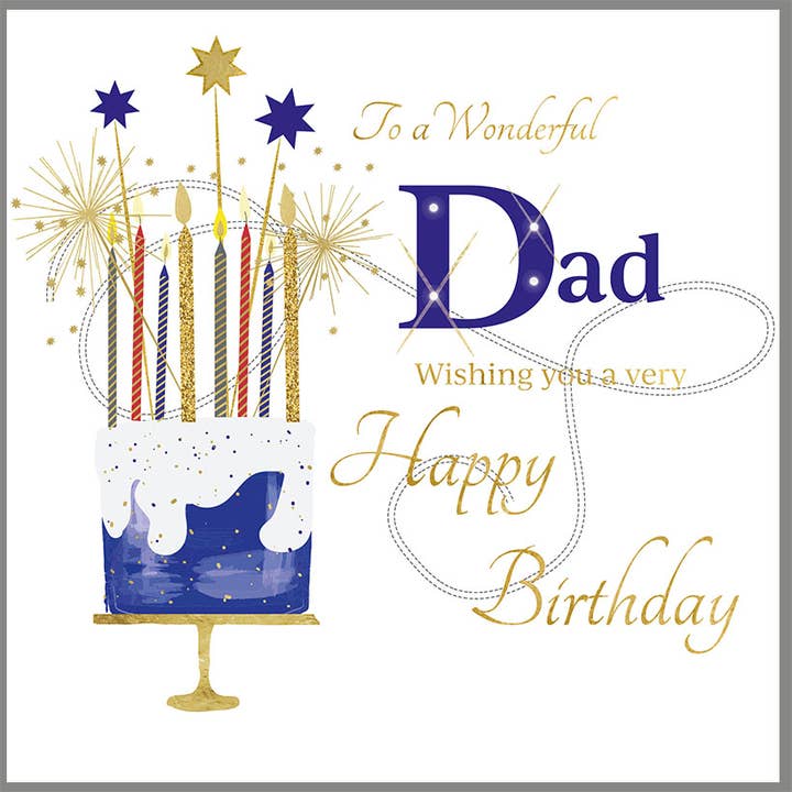 New England Large Large Birthday Dad for wholesale by Rush Design Ltd