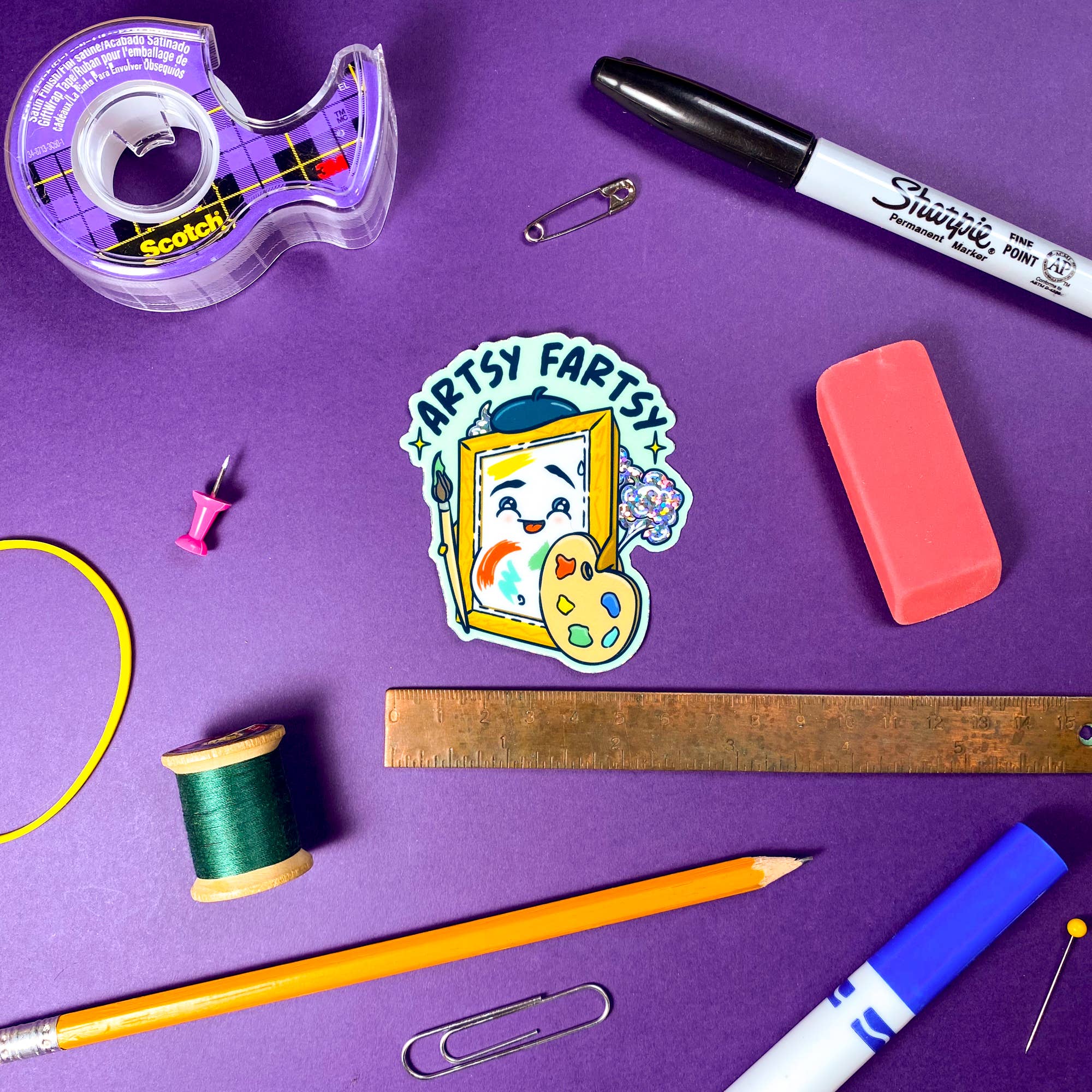 The Paint Sesh - Wholesale Sticker - Artsy Fartsy Sticker | Artist Accessory | Art Decal 1