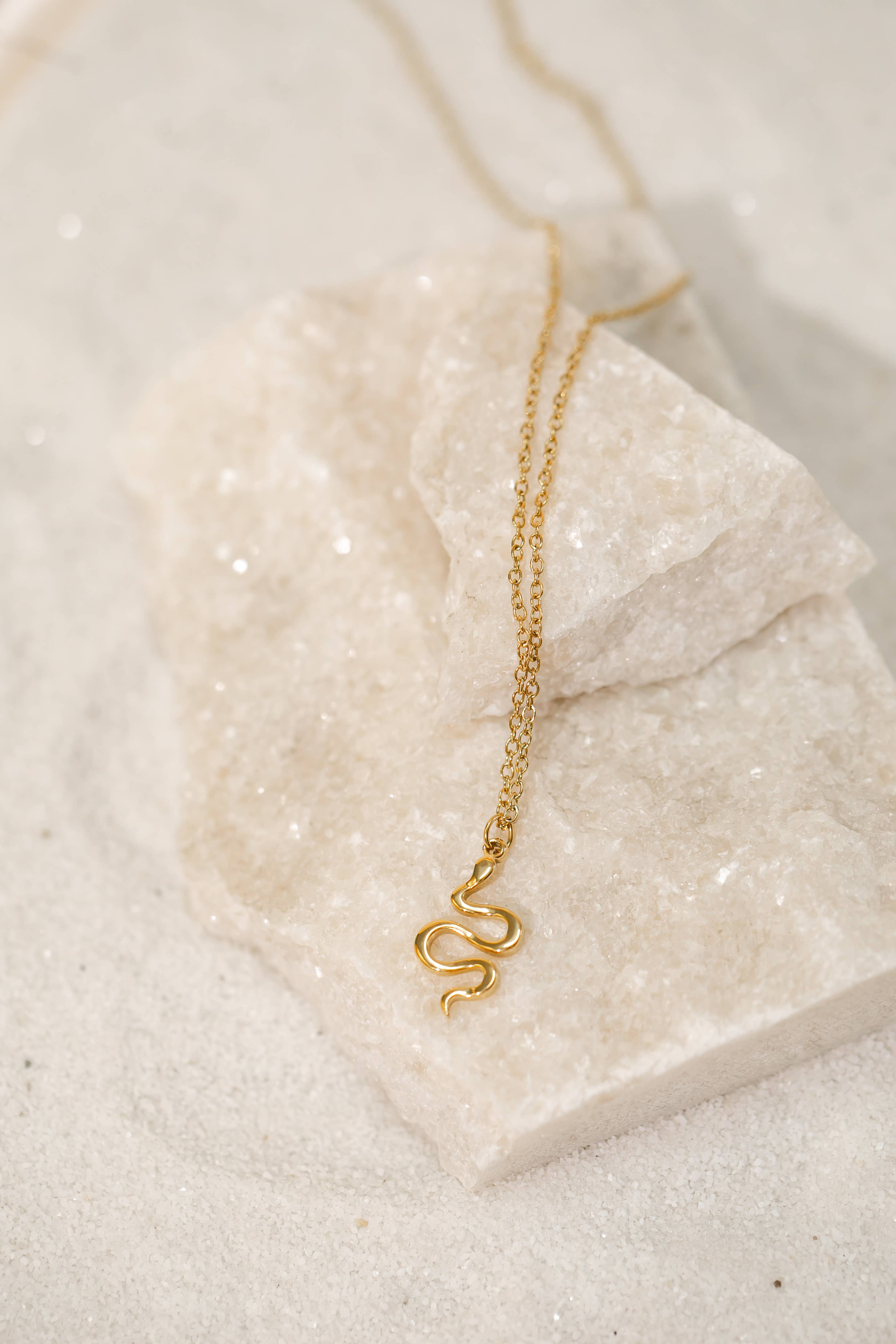 Lumi + Sol - Venta al por mayor Collares de cadenas y eslabones - Collar de serpiente0