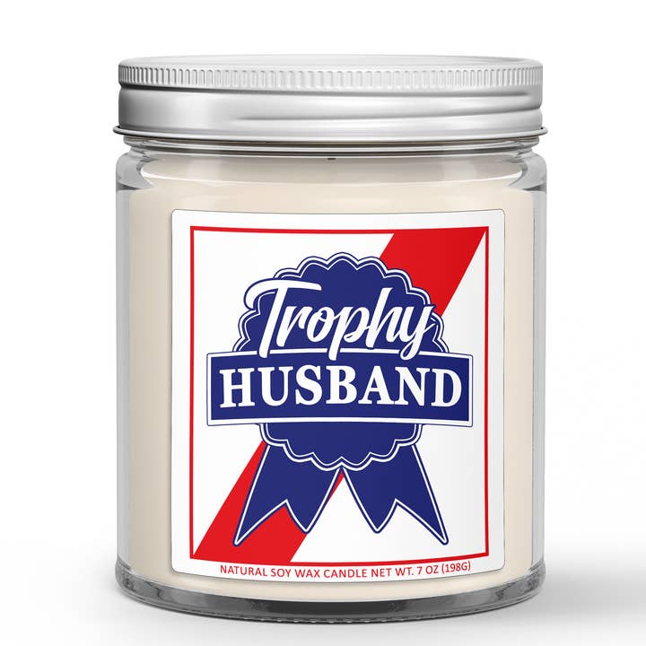 Wi-Wear - Wholesale Jar/Filled Candle - Trophy Husband Candle - Valentine's, Birthday Candle0