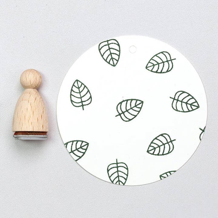 12x Stempel | Blad omtrek klein voor wholesale door Perlenfischer