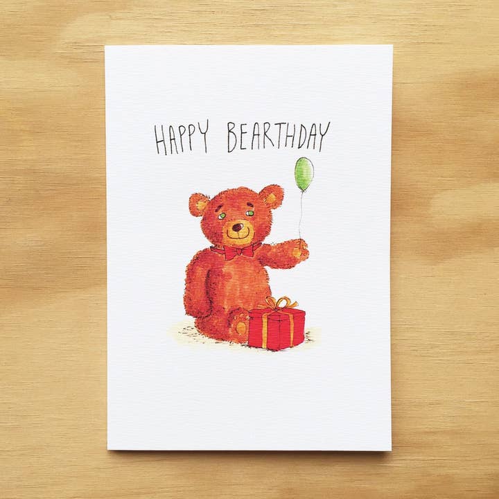 Happy Bearthday for wholesale by Well Drawn