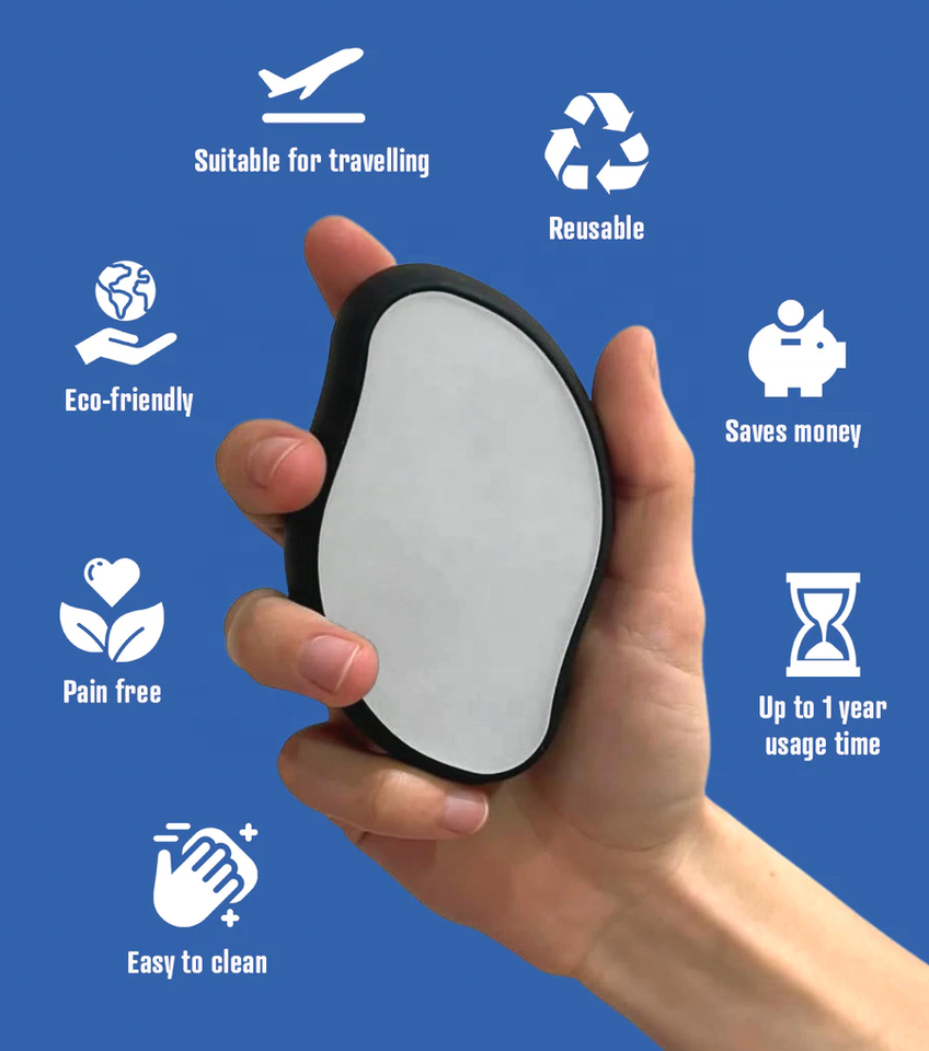 Mezclar y combinar colores Exfoliante indoloro Crystal Hair Shaver, removedor de vello mágico de venta al por mayor en Faire17