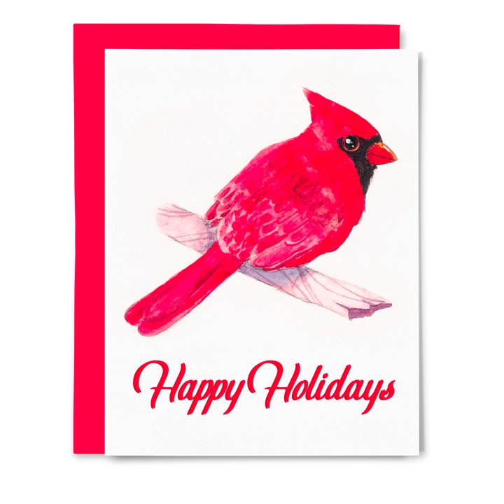 "Cardinal Holiday" A2 wenskaart - Leannimator voor wholesale door Apricity Press