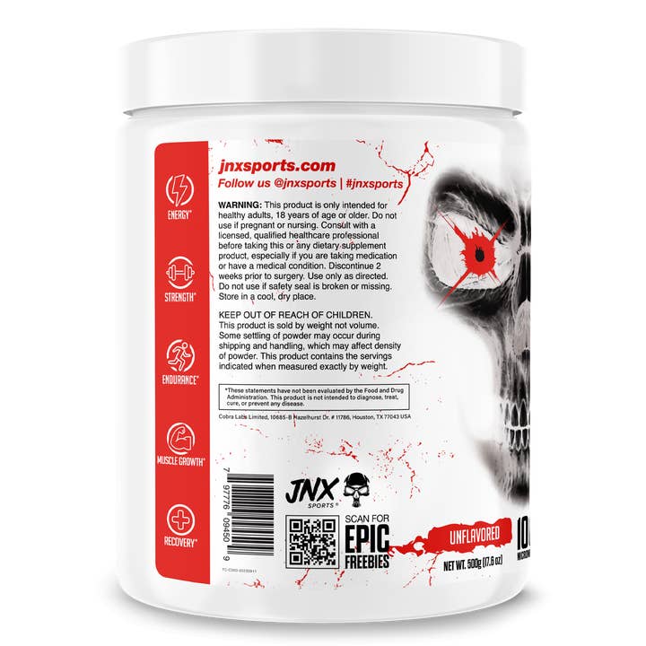 JNX Sports - Wholesale Oral Supplement/Vitamin - The Curse! Micronized Creatine Monohydrate