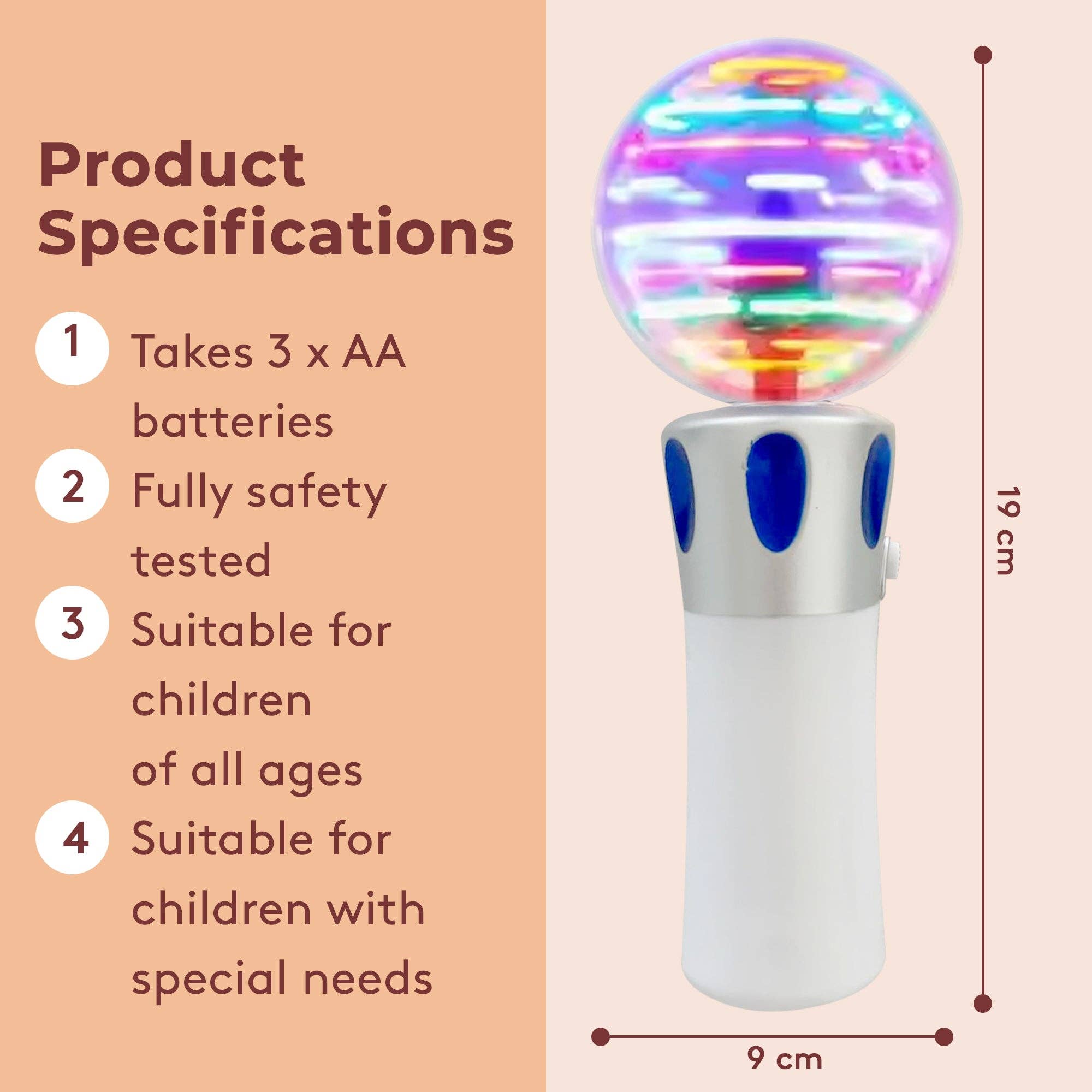 LoveHugs – wholesale Light-up toy – Kids & baby – Musical Light Up Wand2