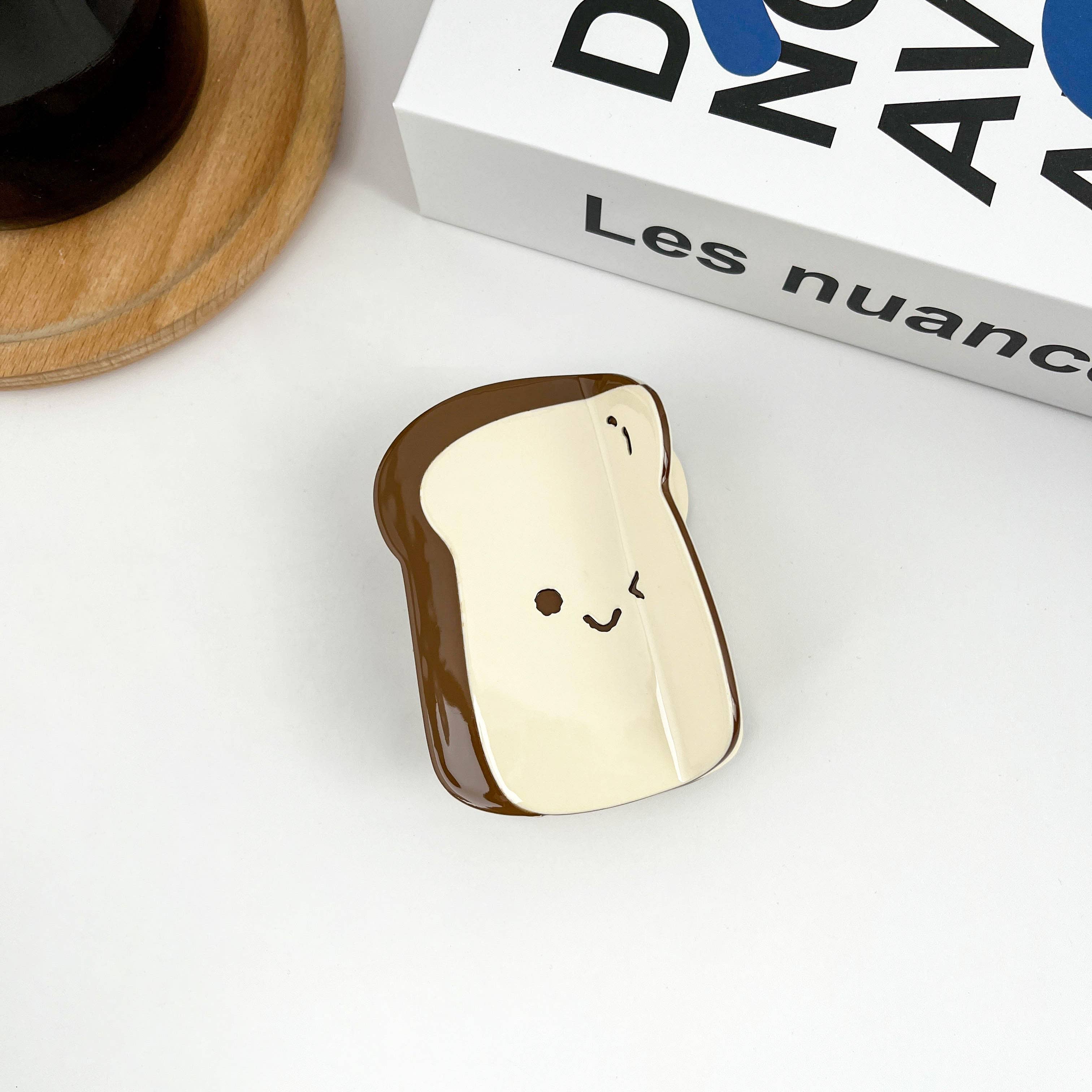 TheDivaSoap - Wholesale Hair Clip - Women's - Funny Bread Hair Clip, Acetate Claw Clip1