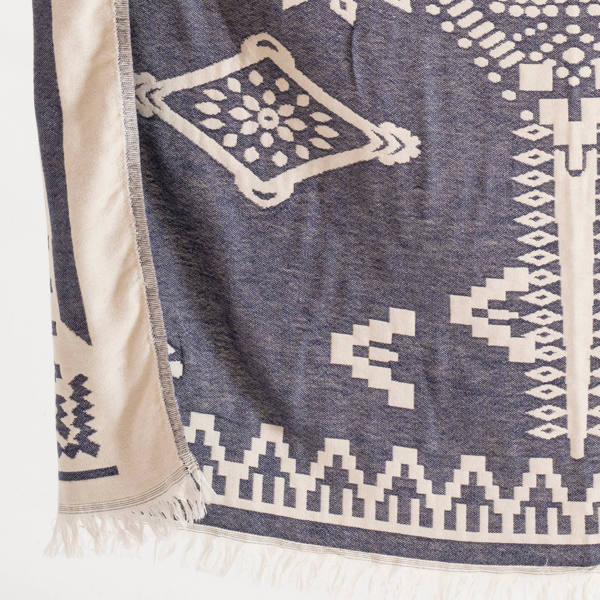 Kikoya – Großhandel Überwurfdecke – Kikoya 100 % Baumwoll-Wohndecke im Landhausstil 130 x 170 cm9