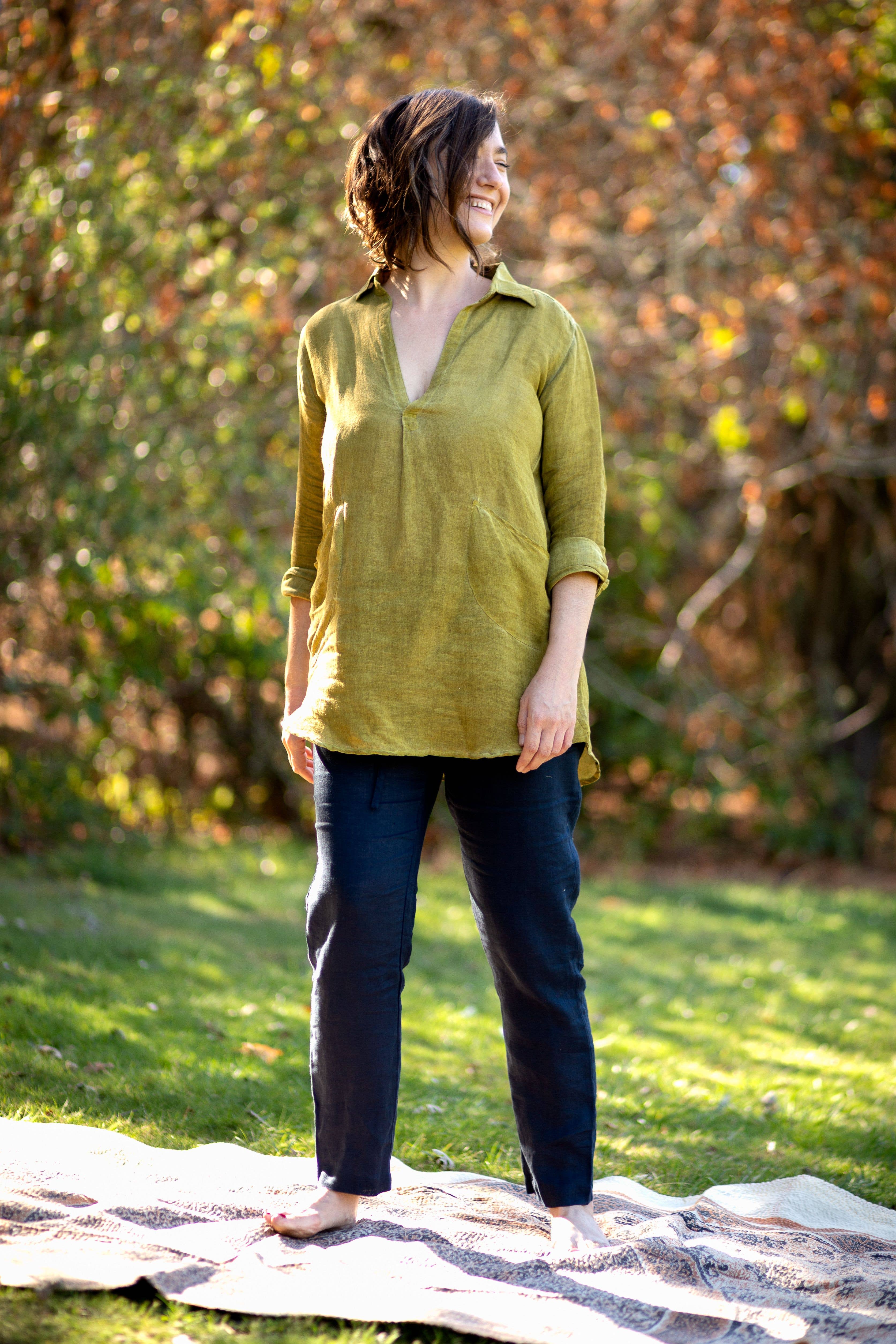 Dolma – wholesale Pants – Women's – Classic Slim Fit Linen Pants13