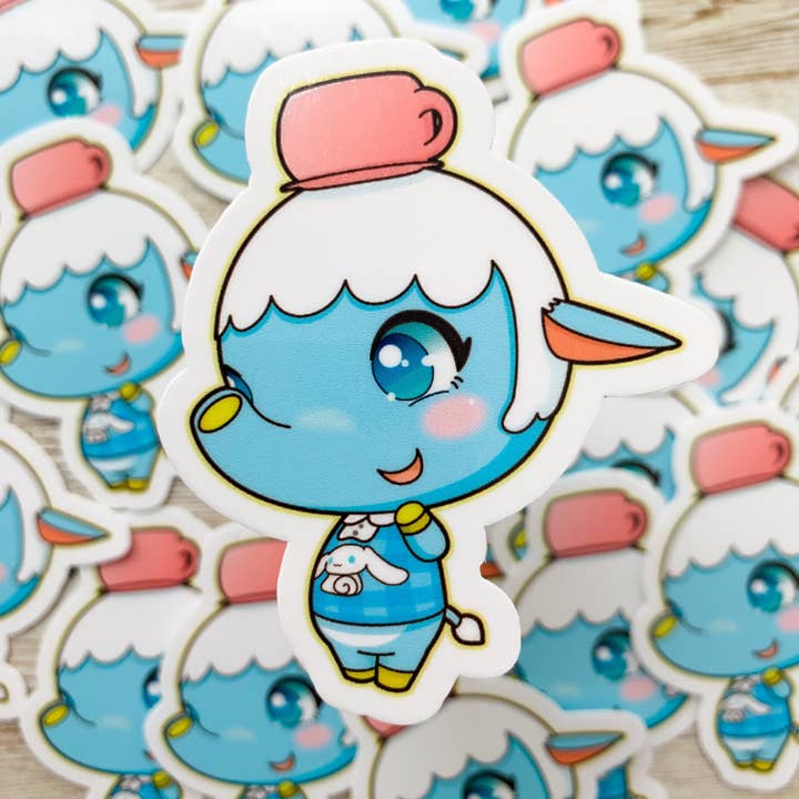 Adhesivo de vinilo Chai Animal Crossing, New Horizons, ACNH, resistente al agua para venta al por mayor de Trash Goblin