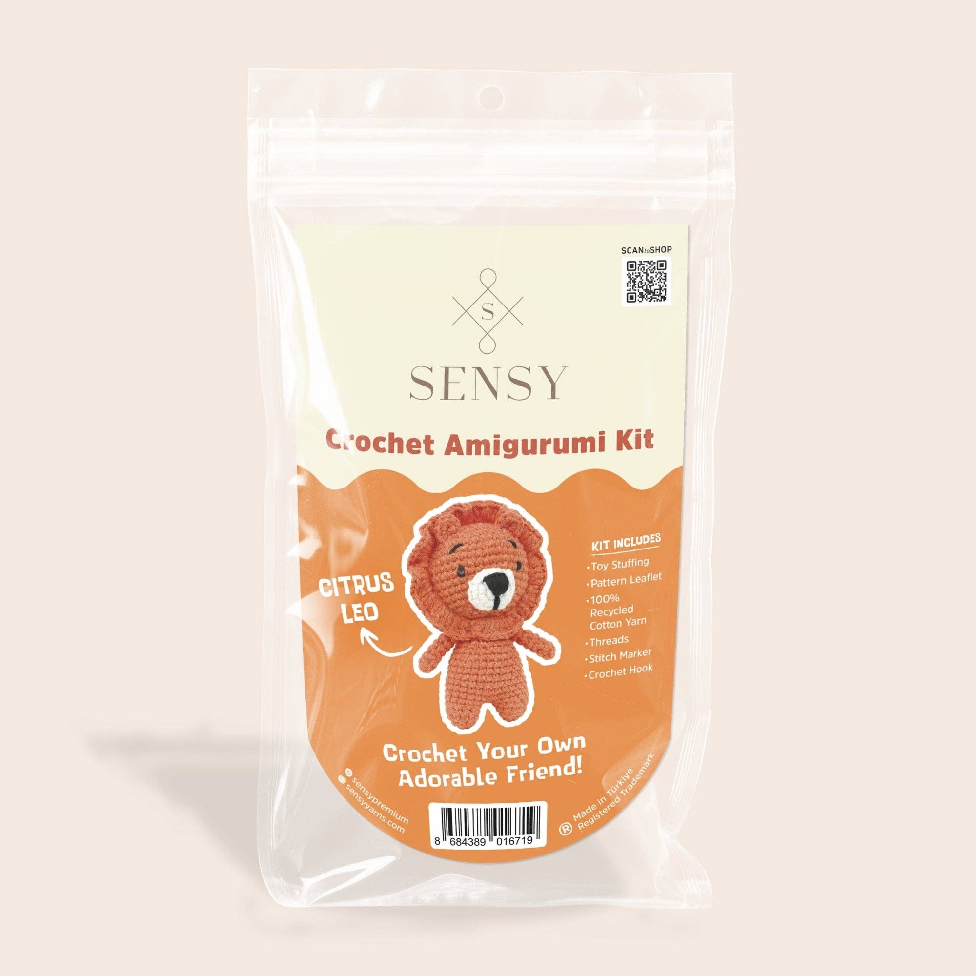 Sensy – Engroshandel Strikke-/hækleartikler – Sensy Hæklet Amigurumi Sæt9