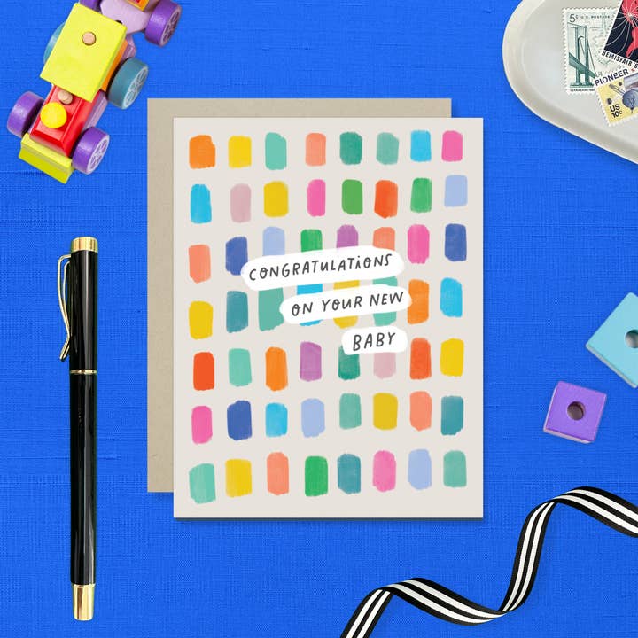 Barone and Co. - Wholesale Baby Card - New Baby Swatches3