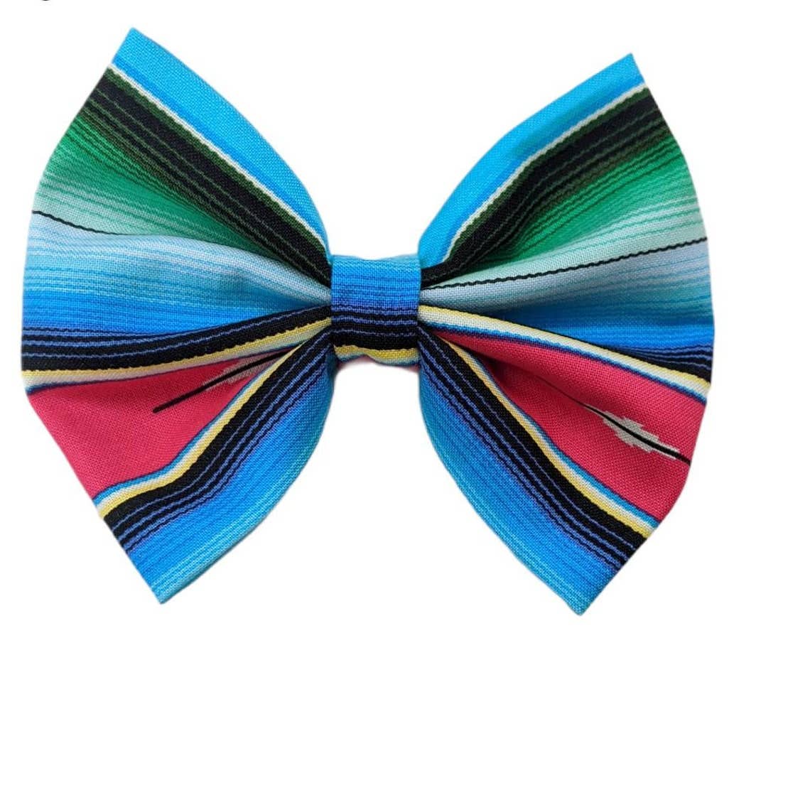O'dessa's Closet & More - Vente Nœud pour cheveux – enfant - Serape Noeud - Serape Cotton Noeud - Serape Girls Bows - Mexicain3