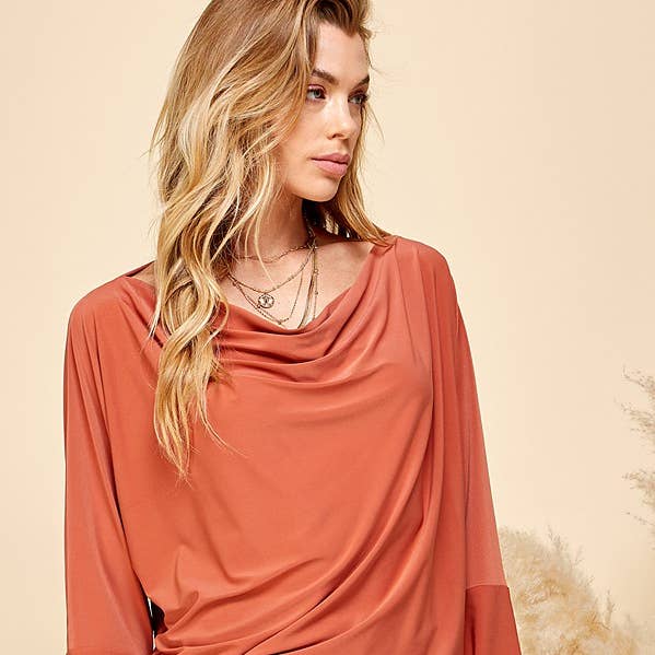 SPT514 - WOMEN WIDE V NECK SOLID LONG SLEEVE LOOSE TOP and other Purchase Wholesale solid. Free Returns & Net 60 Terms on Faire trending on Faire.