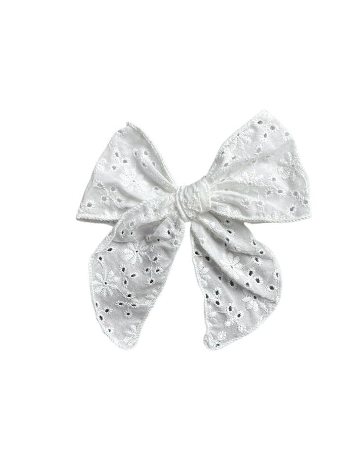 Lace Large Sailor Bow for wholesale by Mini Melon