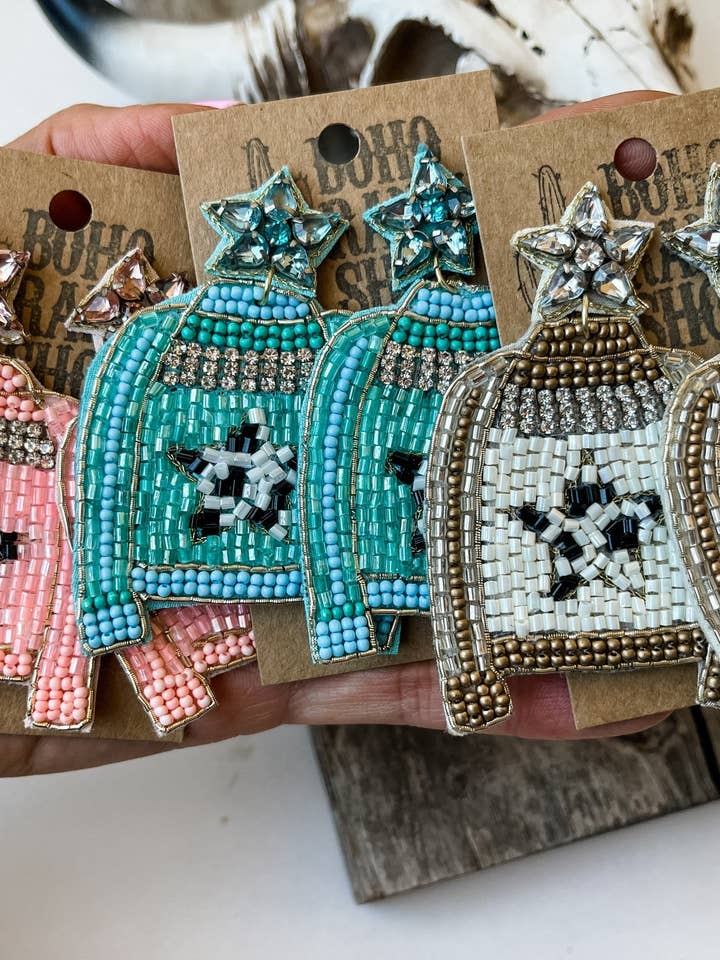 Boucles d'oreilles Star Jacket Boucles d'oreilles Star Western pour la vente par Boho Ranch Shop