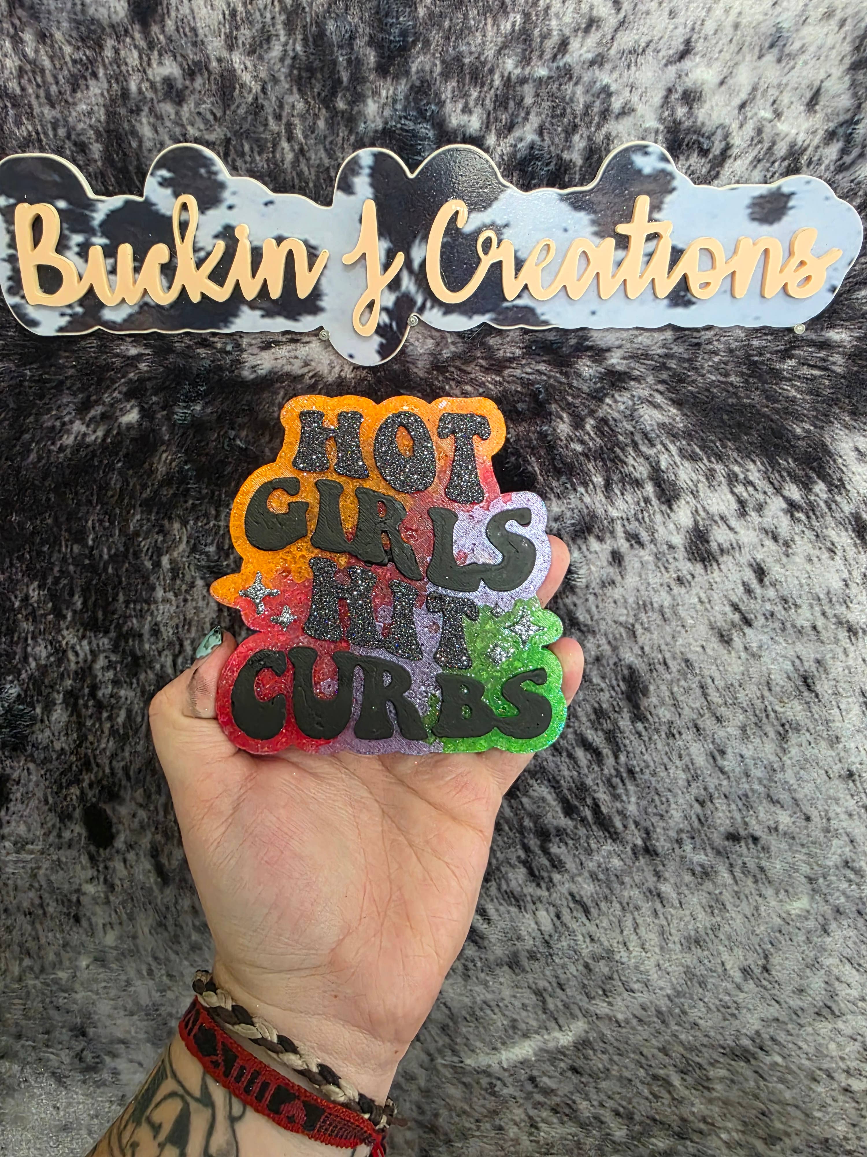 Buckin J Creations - Venta al por mayor Ambientador de coche - Mujer - Ambientador de coche Hot Girls Hit Curbs6