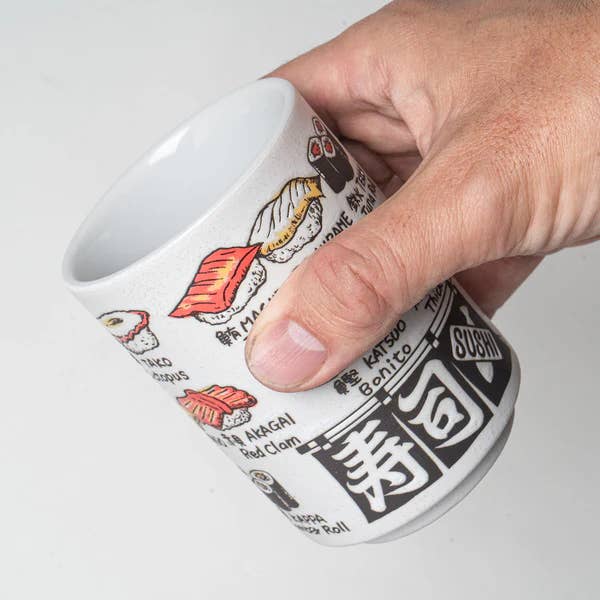 Urban Tokyo - Vente Tasse à café - Tasse à thé japonaise de style sushi Yunomi Reactive Glaze 10 fl oz4