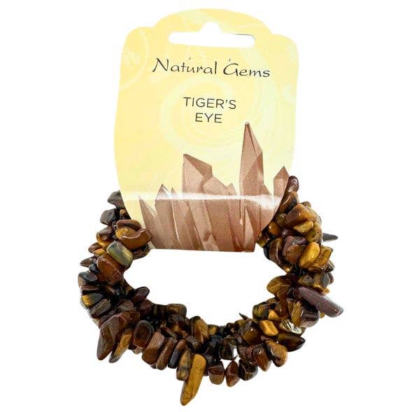 Tiger Eye Chunky Chip Bracelet for wholesale by Crystal Magick Wholesale Ltd