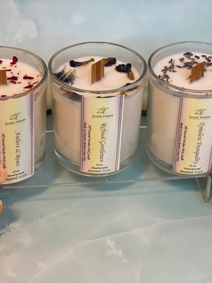 Zenful Flora Collection 10 oz. for wholesale by Zenful Flames Candle Co.