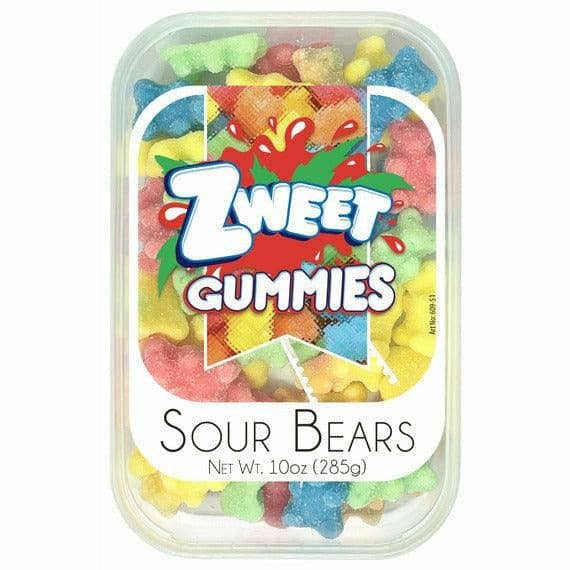 Galil Brands - Wholesale Gummy - Neon Gummy Sour Bears | Zweet | 10 oz