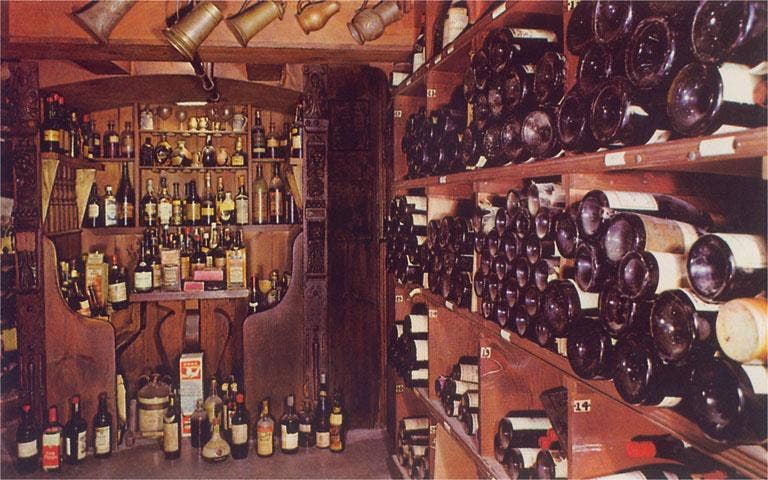 Found Image Press - Wholesale Art Print - Art Print BV-363 Wine Cellar