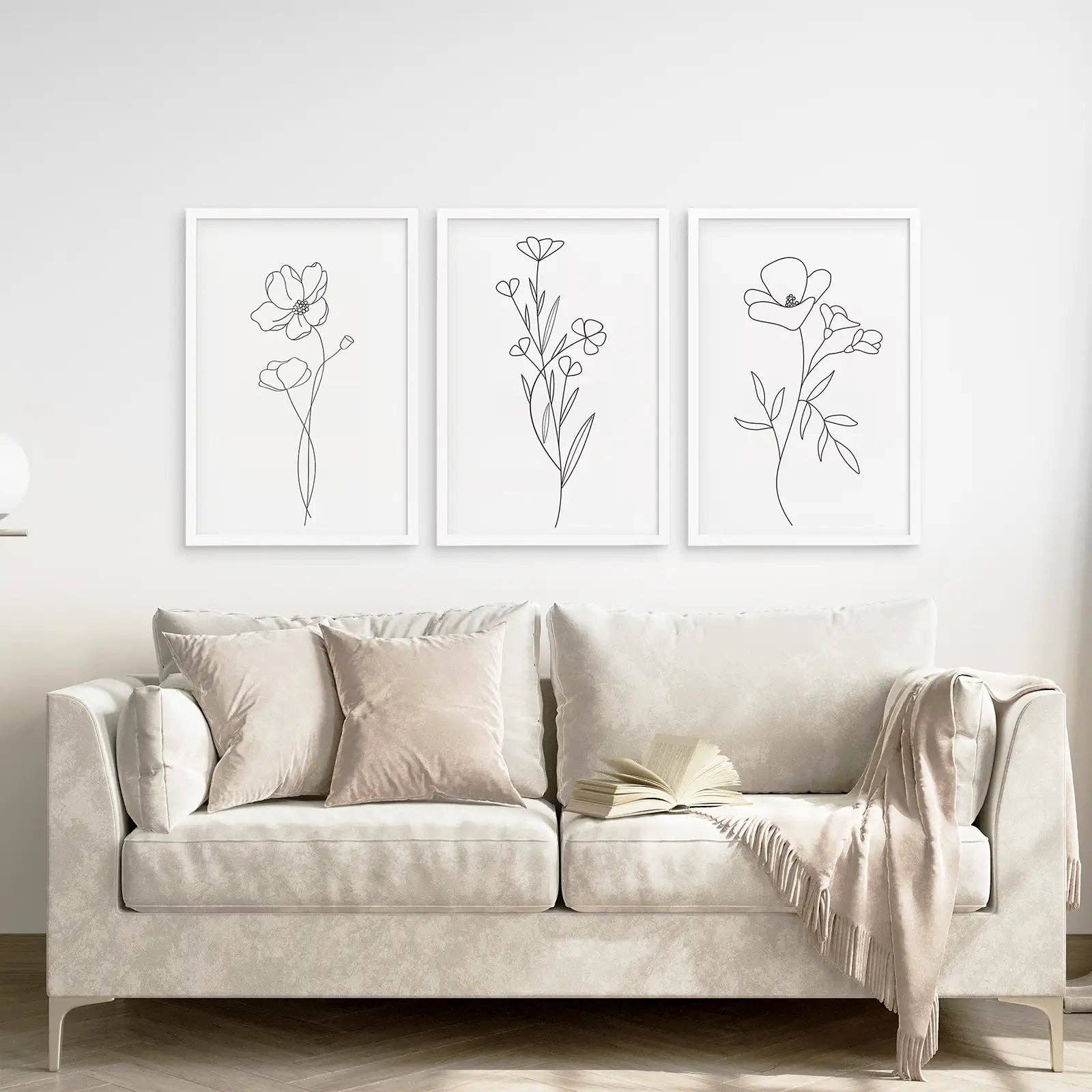 Art Lane - Wholesale Gallery Wall Set - Wildflower Trendy Line Art. Minimalist Wall Decor4