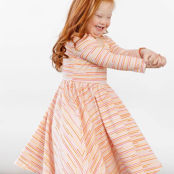 THE BALLET DRESS IN BE MINE STRIPE for wholesale by Alice + Ames