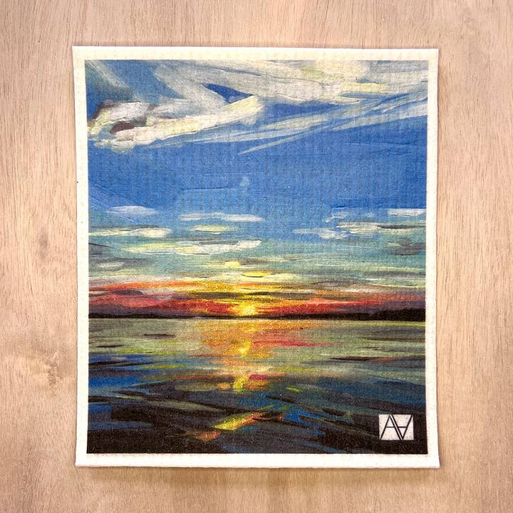 Lavette suédoise coucher de soleil pour la vente par Art by Alyssa