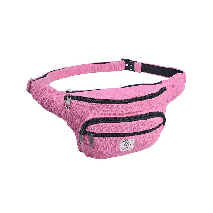 The Collection Royal / Royal Handicrafts – Großhandel Bauchtasche – Damen – Hippie Boho Gürteltasche aus Hanf-Baumwolle im Bohemian-Stil