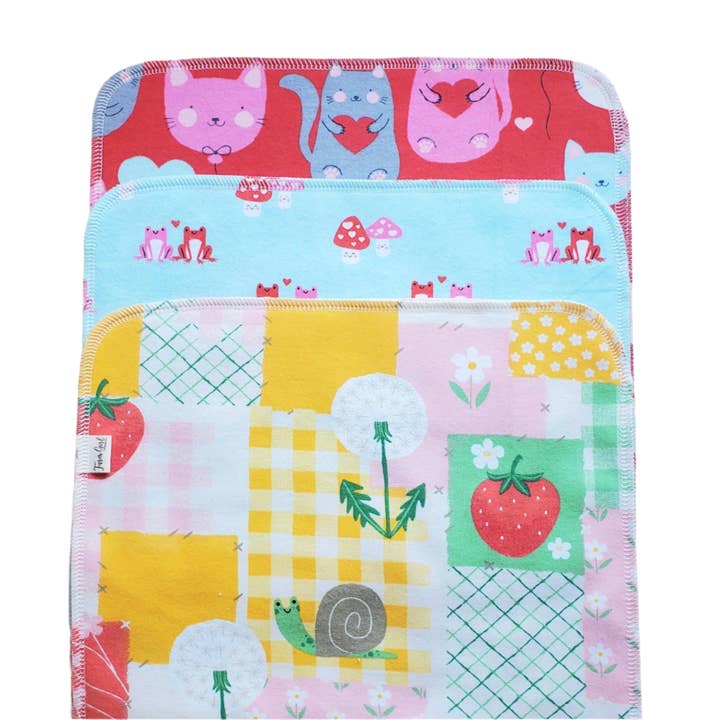 Paperless Reusable Towels | Valentine's Mix for wholesale by Farm Girl Cloth Co.