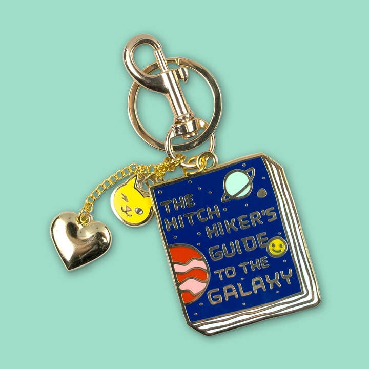Bag Charm: The Hitchhiker's Guide to the Galaxy for wholesale by Ideal Bookshelf