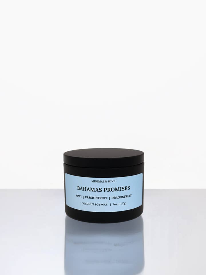 VELA EN LATA BAHAMAS PROMISES para venta al por mayor de Minimal & Mine