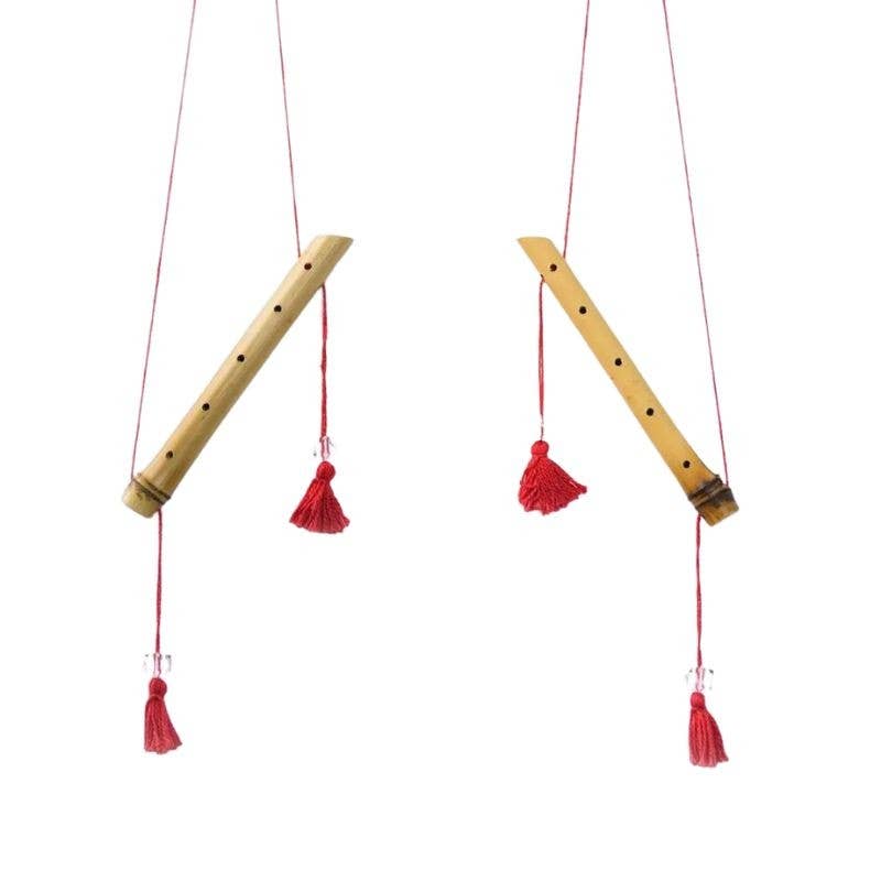 Casa Lotus - Wholesale Meditation Supplies - Bamboo flutes for Feng Shui - set with 2 flutes0
