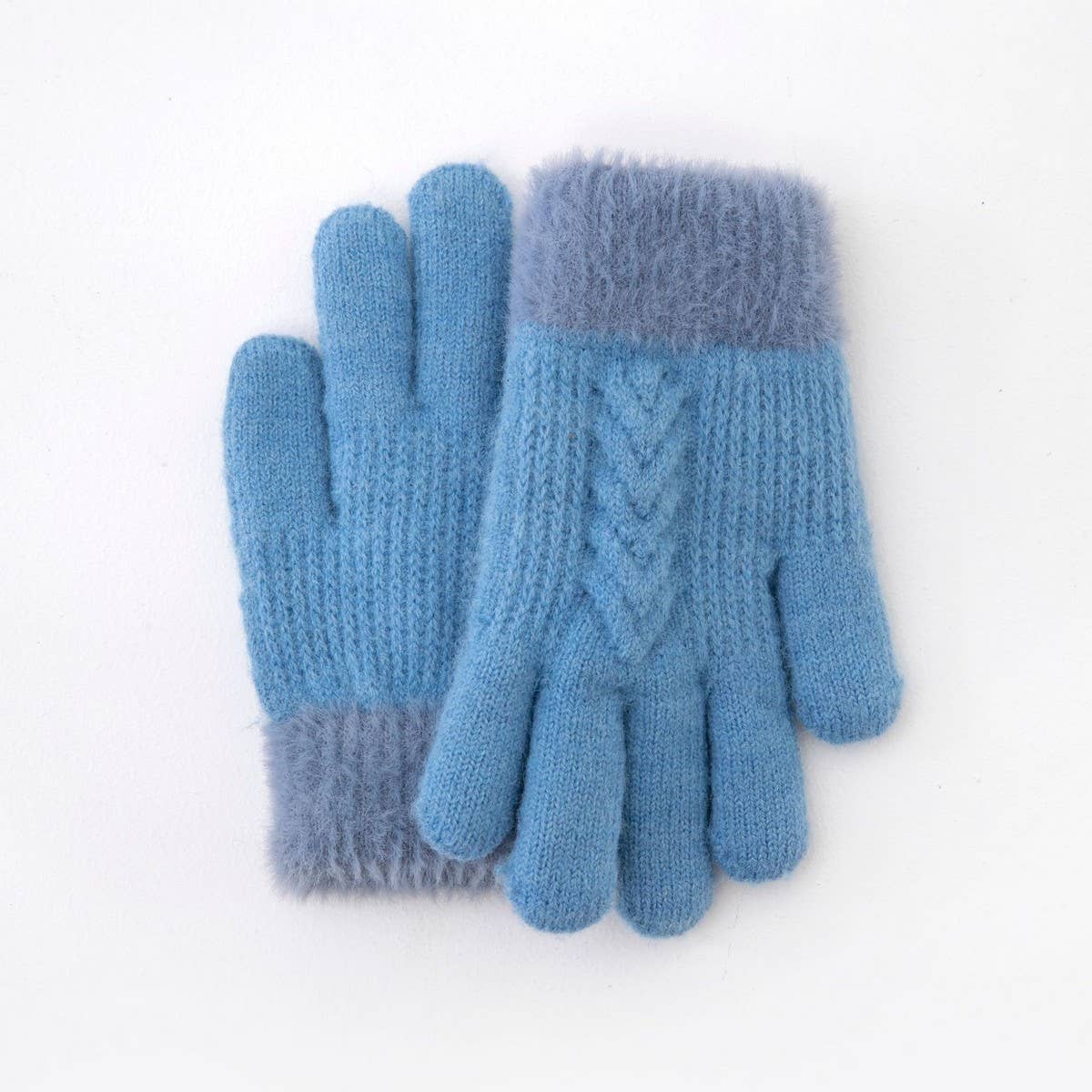 NINEXIS - Wholesale Gloves - Kids - CWAG00570_KIDS WINTER PLUSH DOUBLE LAYER WARM GLOVES9