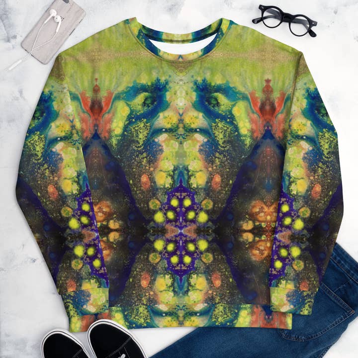 Sweatshirt Crew Neck, Coleção Chrysalis por atacado de The Pastel Abstract