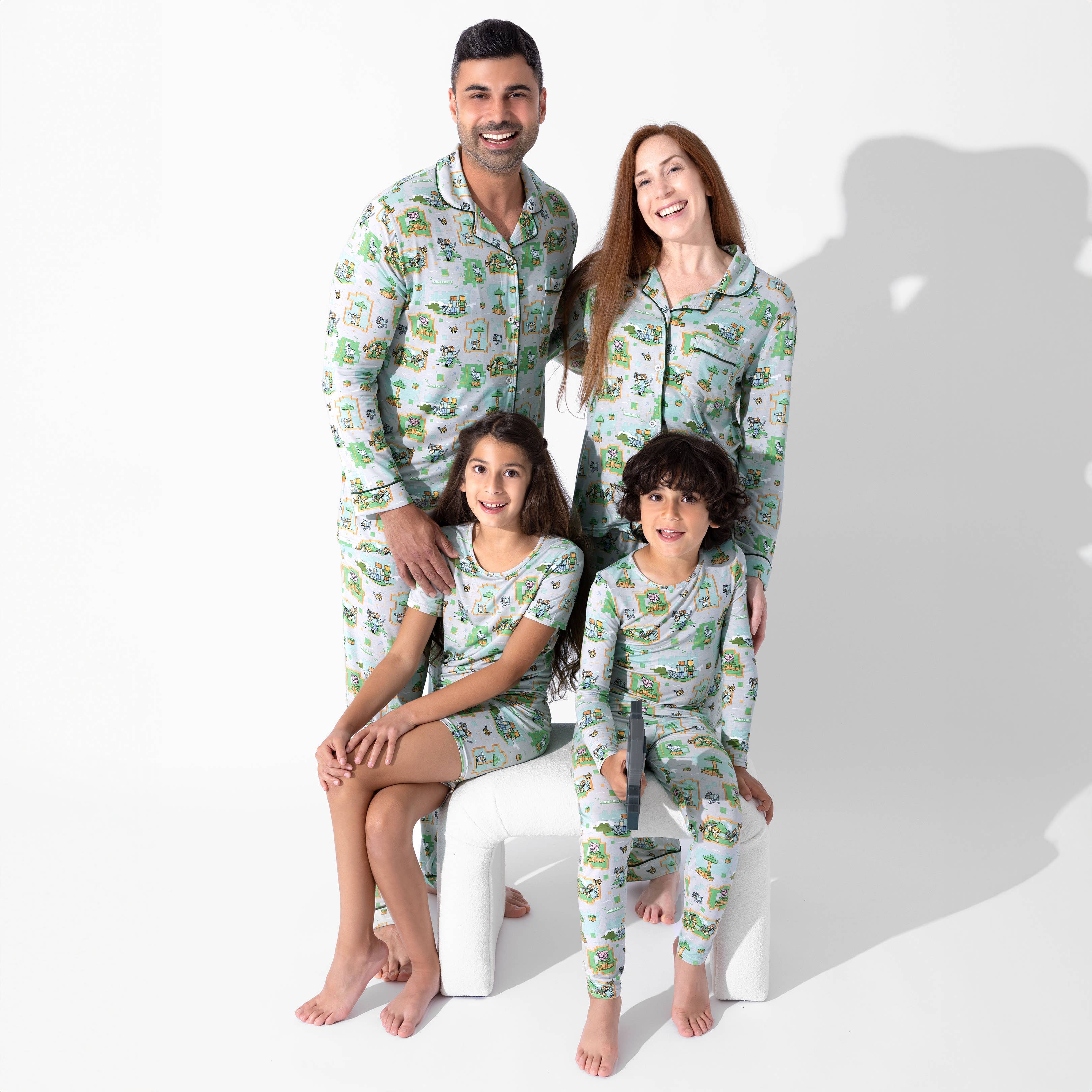 Bellabu Bear – wholesale Pyjamas - Herr – Minecraft Overworld Dreams Bambupyjamaset för män7