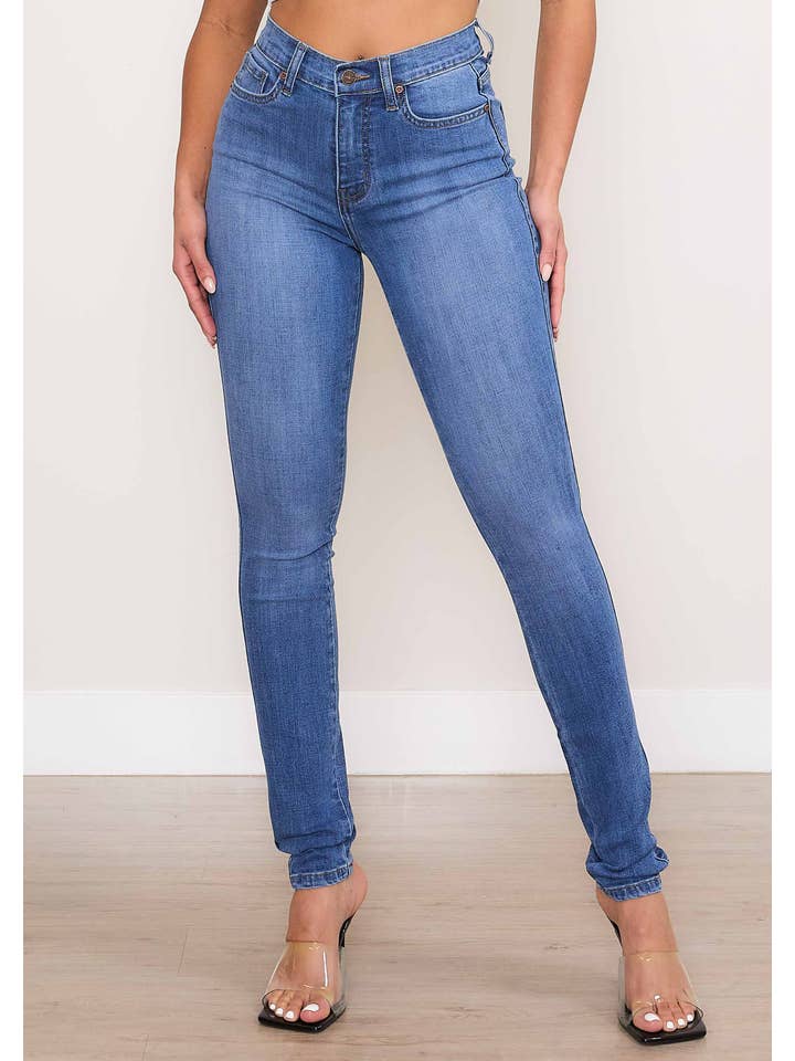 Medium Stone Everyday Skinny Fit Jeans for wholesale on Faire