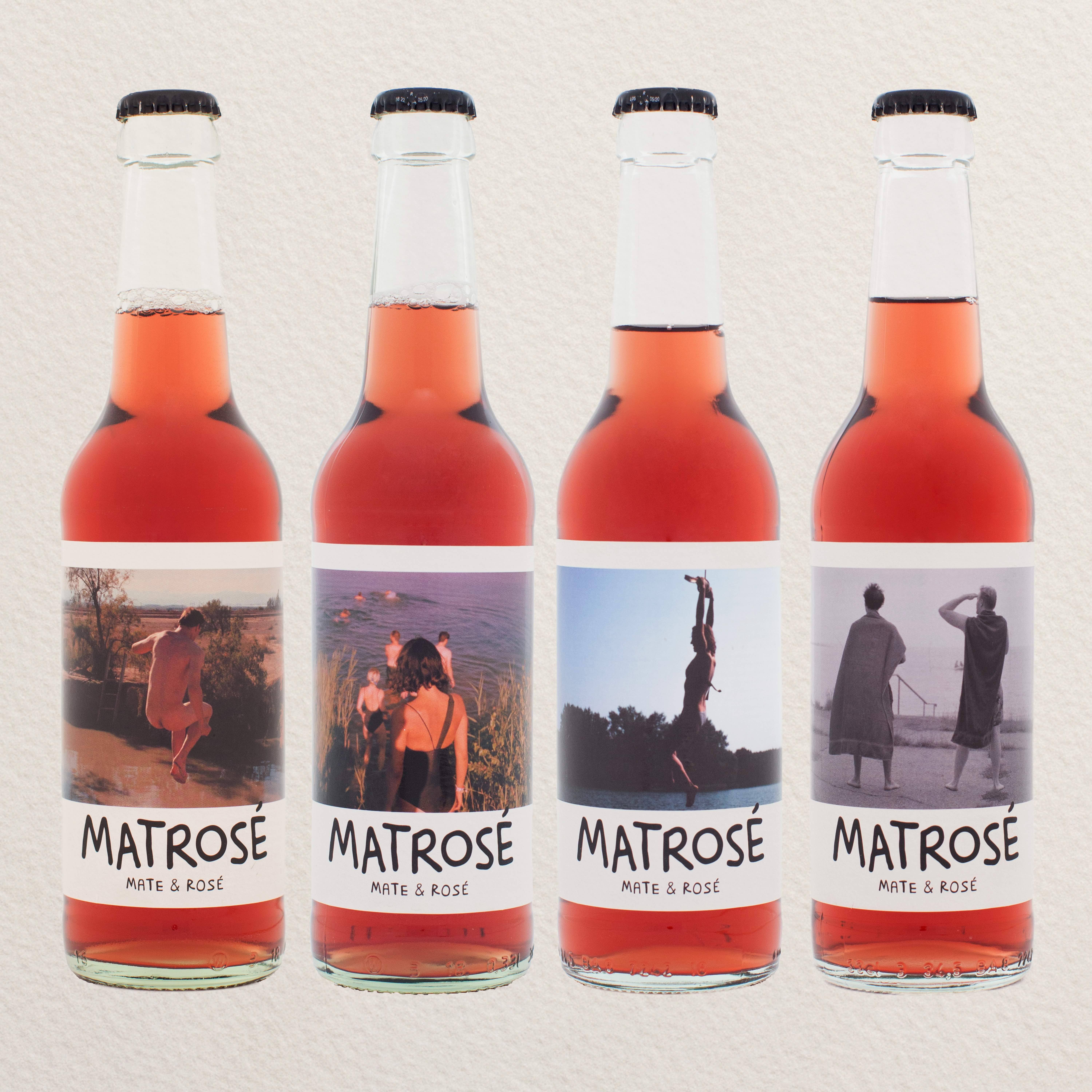 Matrosé & Matee - Venta al por mayor Aperitivo/cóctel sin alcohol - Matrosé: refresco orgánico de vino rosado con mate1