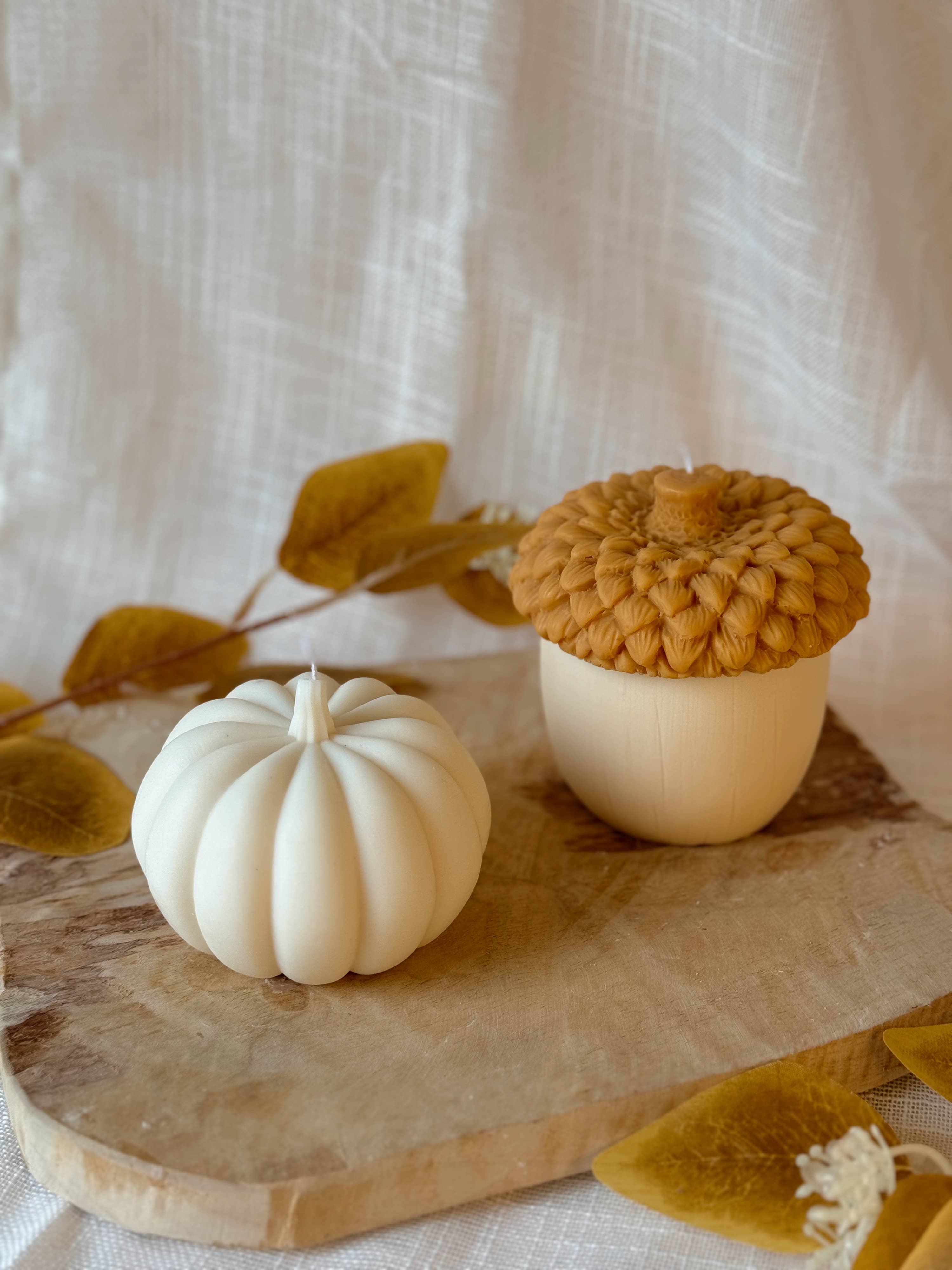 My Milky Candle - Wholesale Novelty Candle - Handmade walnut candle made of rapeseed wax, fragrance of your choice2