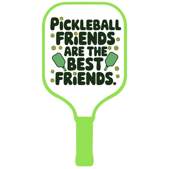 Sticker Pickleball-vrienden zijn de beste vrienden voor wholesale door Wear Us Out