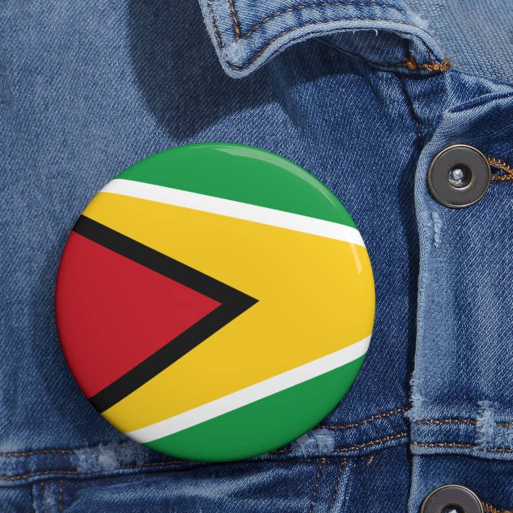 Guyanese Swag - Vente Épinglettes/boutons - Boutons d'épingle du drapeau2