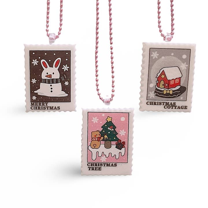 Pop Cutie Christmas Stamp, collier et bas de Noël pour enfants pour la vente par Pop Cutie Accessories & Gifts - Europe