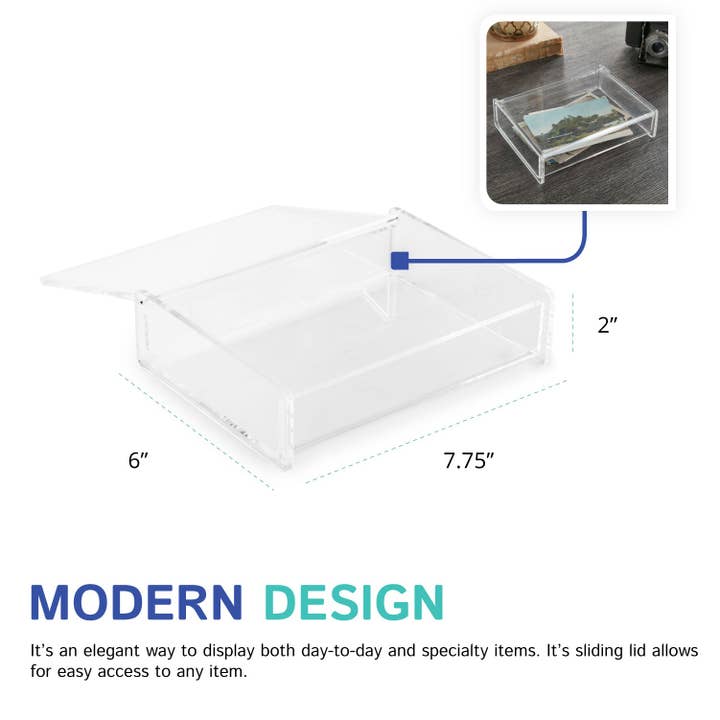 Huang Acrylic - Wholesale Decorative Box - Medium Catchall Box
